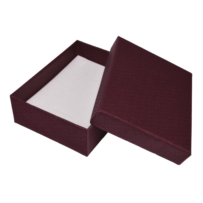 Подарочная коробочка Прямоугольная, 9х7х3 см, Бордовая (UPK-053856)