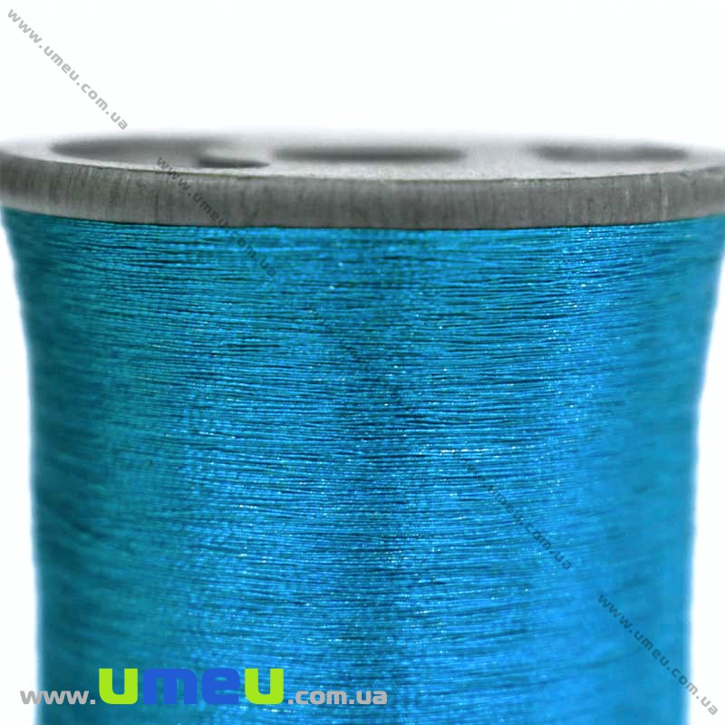 Нить металлизированная 0,1 мм, Синяя (KNT-028183)