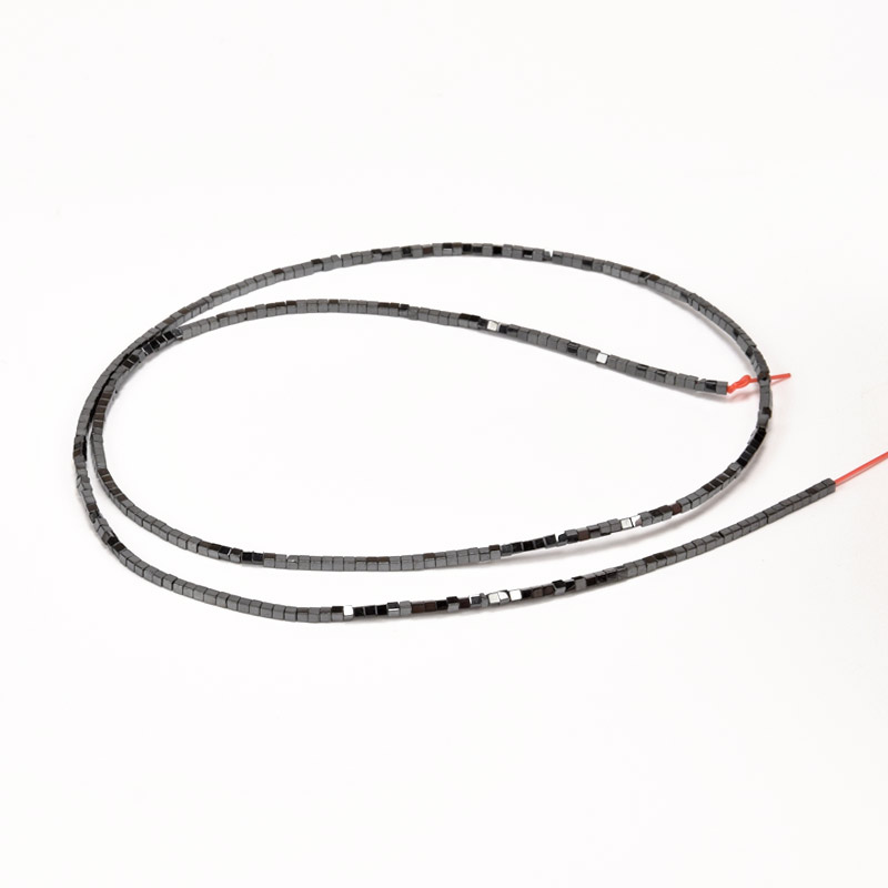 Намистини Гематит, Натур. камінь, Кубик, 1,2 мм (BUS-056118)