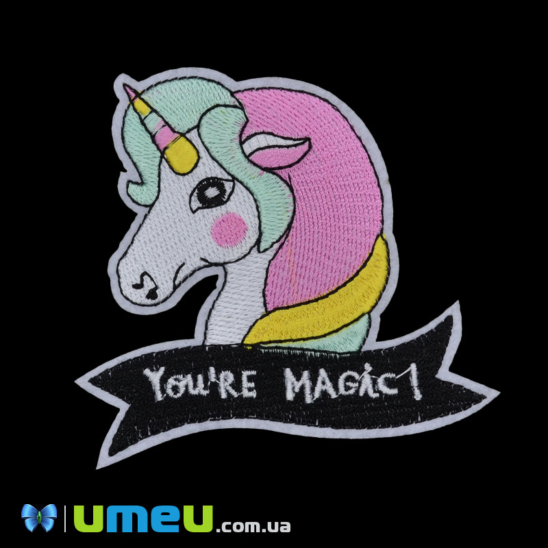 Термоаплікація Єдиноріг, 9х8,5 см (APL-039885)