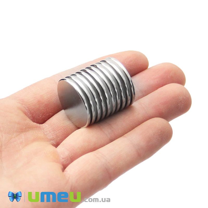 Магніт неодимовий для брошок Круглий, 25х1,7 мм (OSN-039345)