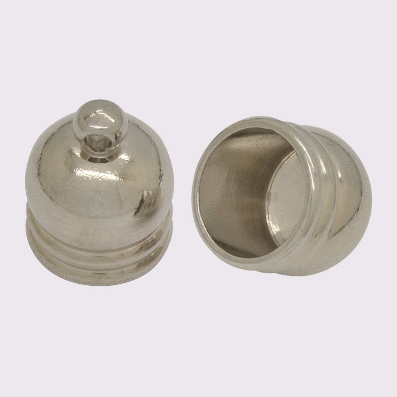 Ковпачок металевий, 12х10 мм, Темне срібло (OBN-032332)