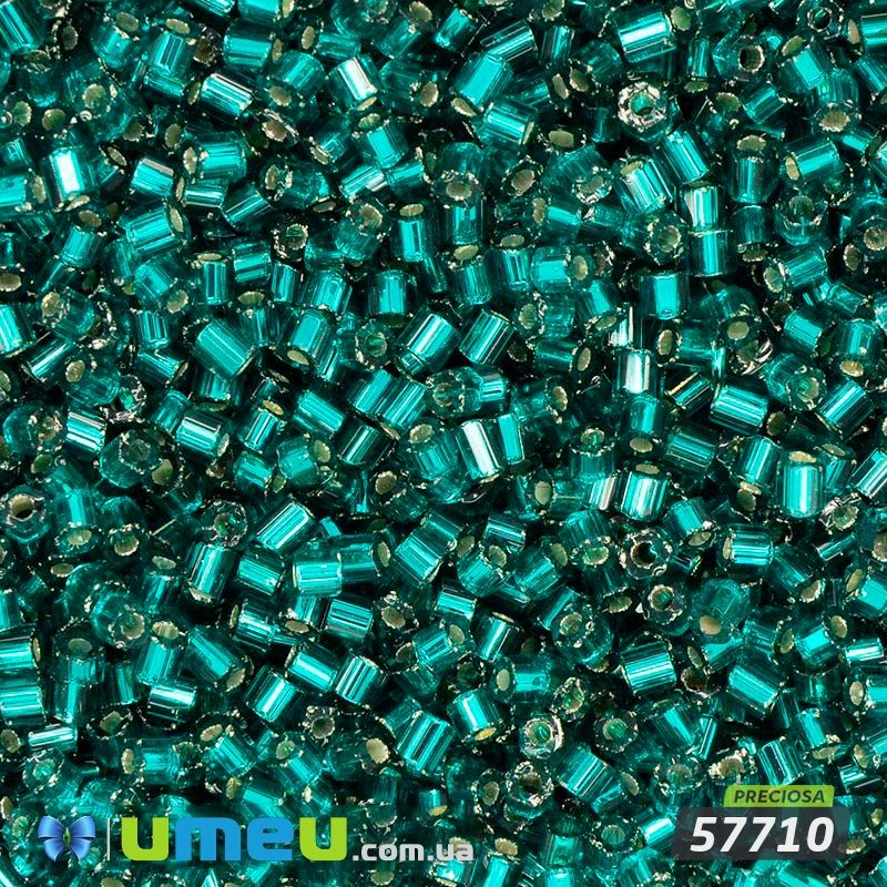 Бісер чеський Рубка 10/0, №57710, Смарагдовий блискучий (BIS-044021)