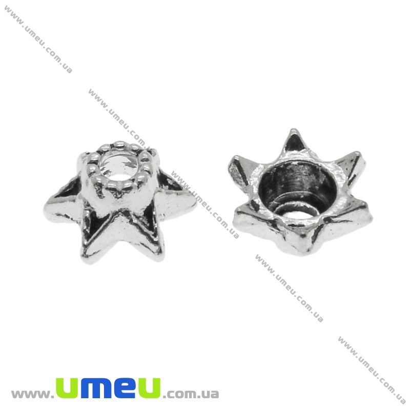 Обіймачі, Античне срібло, 10х5 мм (OBN-036003)