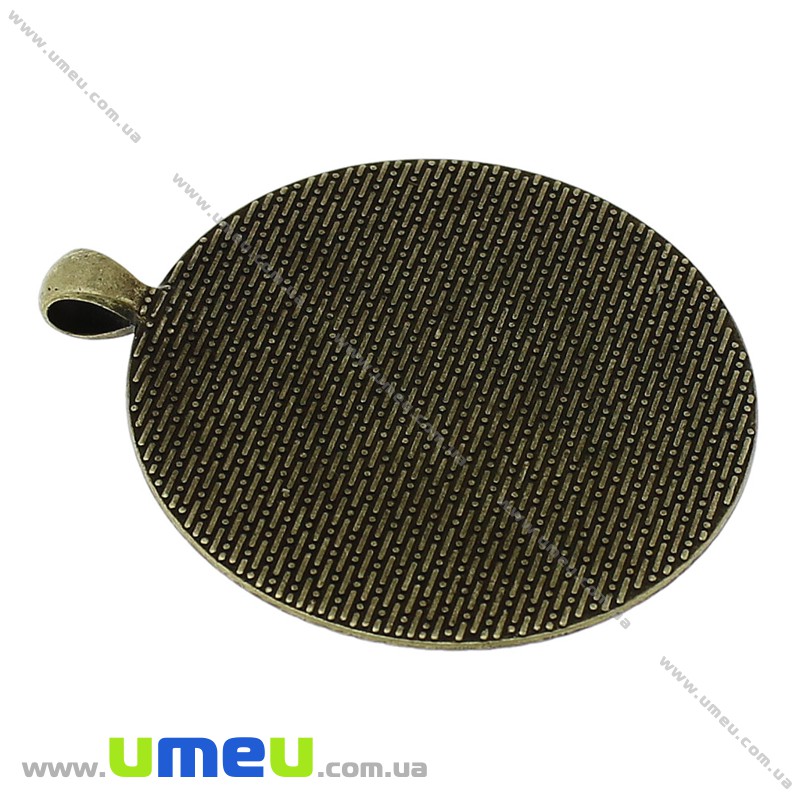 Основа кругла, 60х51 мм, 40 мм, Антична бронза (OSN-028225)