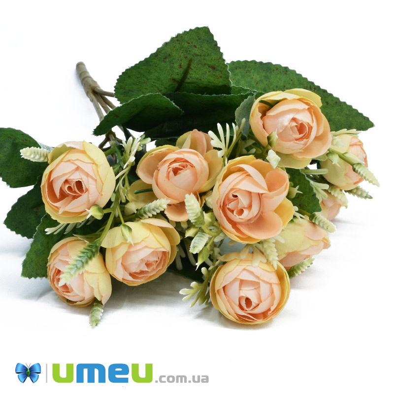 Букет камелії, 35 см, Жовтий (DIF-048328)