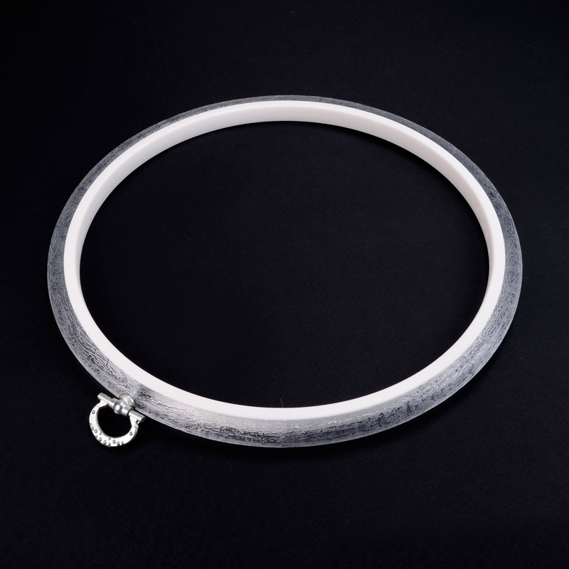 Пяльці-рамка NURGE круглі пластикові 20,5 см, Прозорі (MUL-055582)