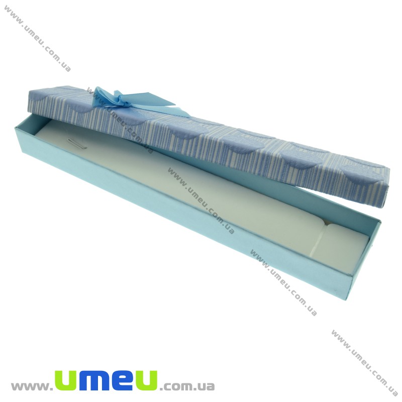 Подарункова коробочка Прямокутна, 21х4х2,5 см, Блакитна (UPK-023204)