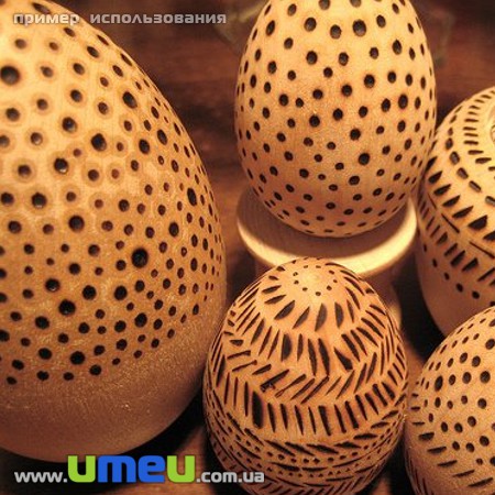 Яйце дерев'яне, 65х45 мм, Смерека (DEC-001758)