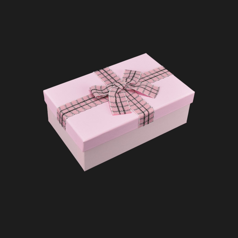 Подарункова коробка Прямокутна, 19х12х6,5 см, Рожева (UPK-060651)