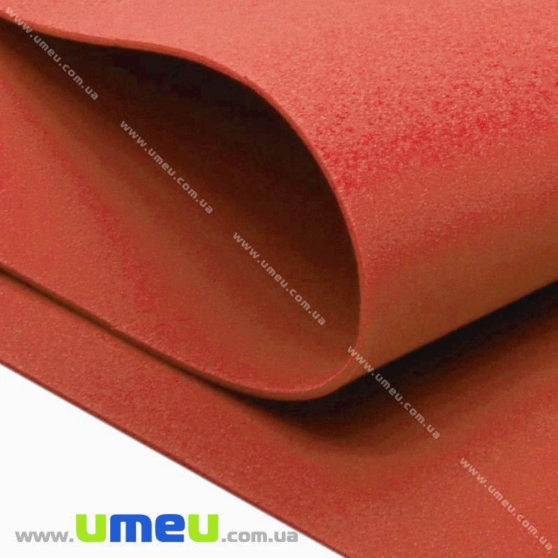 Фоаміран (Іран), 20х30 см, 040 Червоний (FOM-028799)