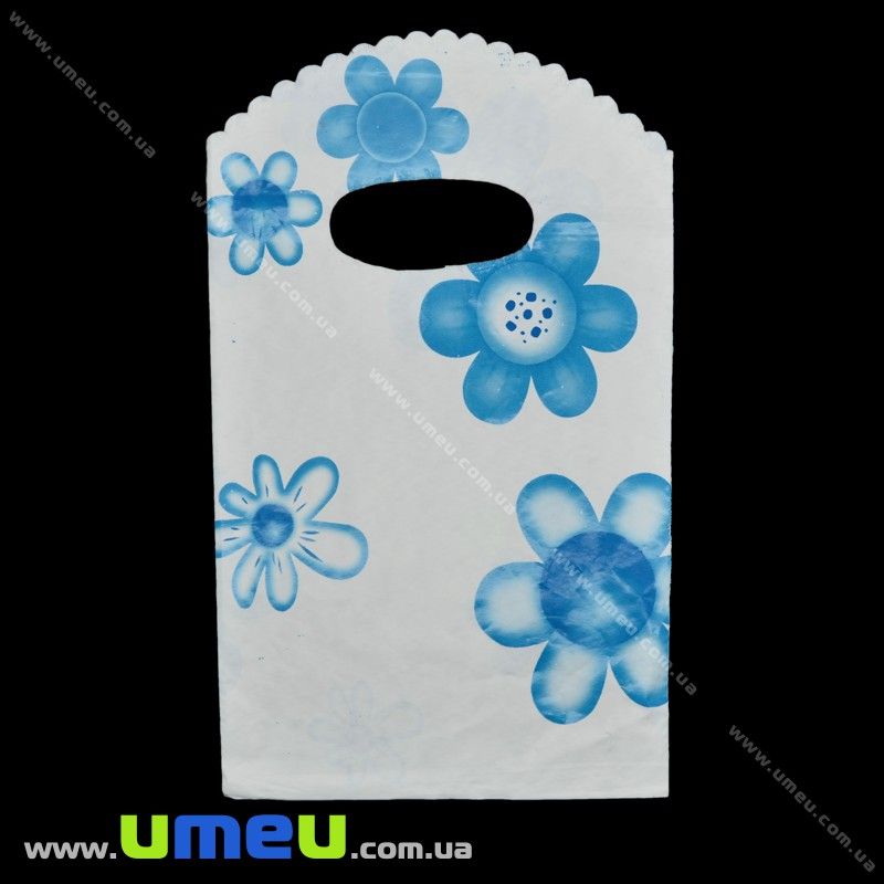 Подарунковий пакетик, 19х12 см, Блакитний (UPK-026253)