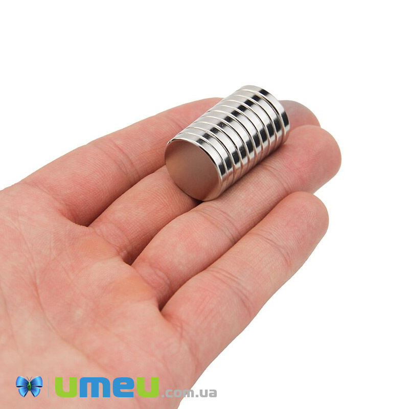 Магніт неодимовий для брошок Круглий, 18х2,7 мм (OSN-039341)