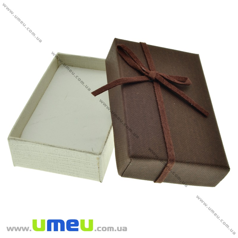 Подарункова коробочка Прямокутна, 8х5х2,5 см, Коричнева (UPK-023127)
