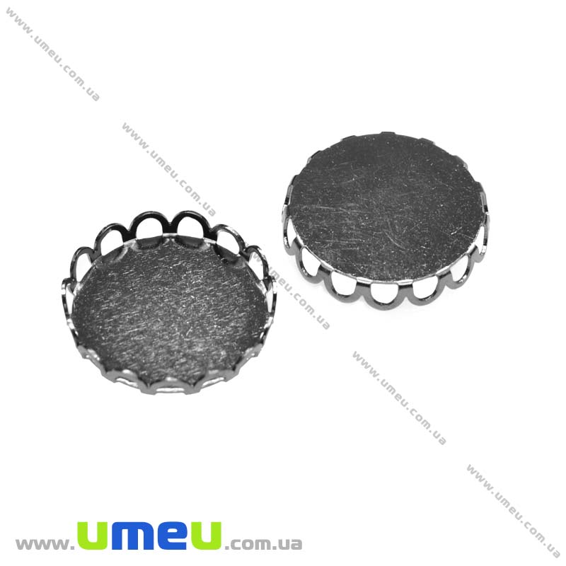 Основа круглая, 18 мм, Черная (OSN-013494)