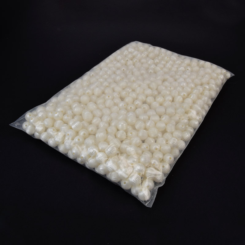 Бусины для сумок ОПТ, Пластиковые, Круглые Жемчуг, 10 мм, Молочные (BUS-059608)