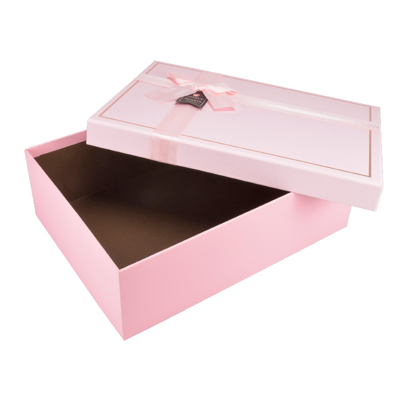Подарункова коробка Прямокутна, 29х21х9,5 см, Рожева (UPK-060608)