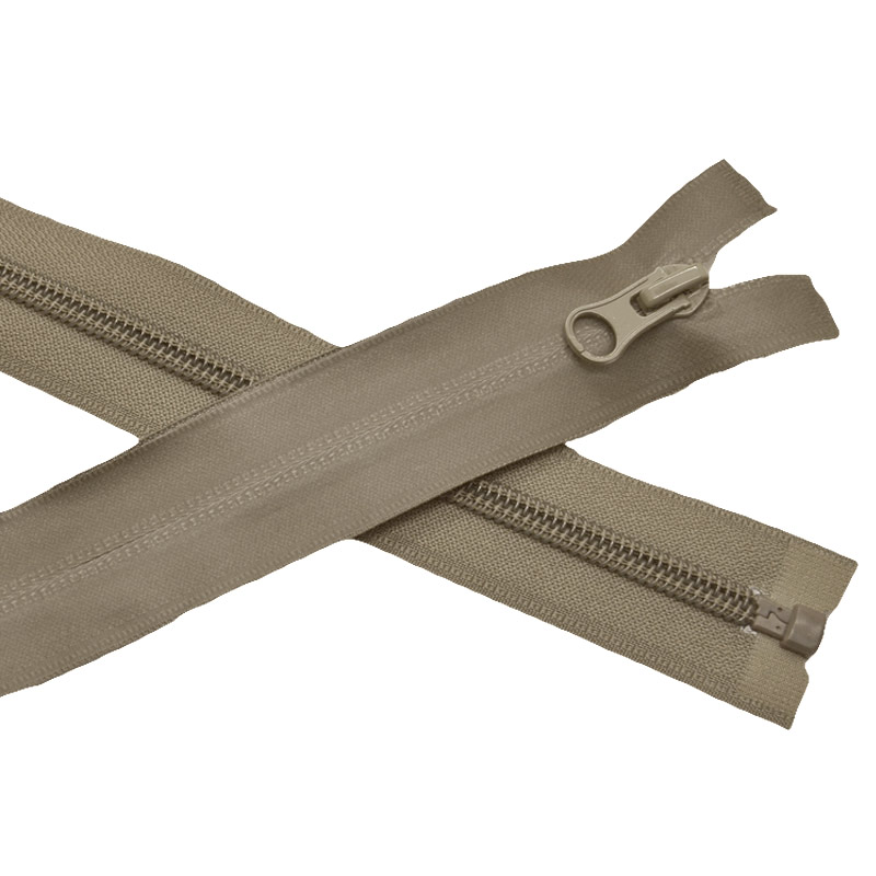 Блискавка спіральна роз'ємна Водовідштовхувальна 80 см, Тип 7, Койот (ZIP-060415)