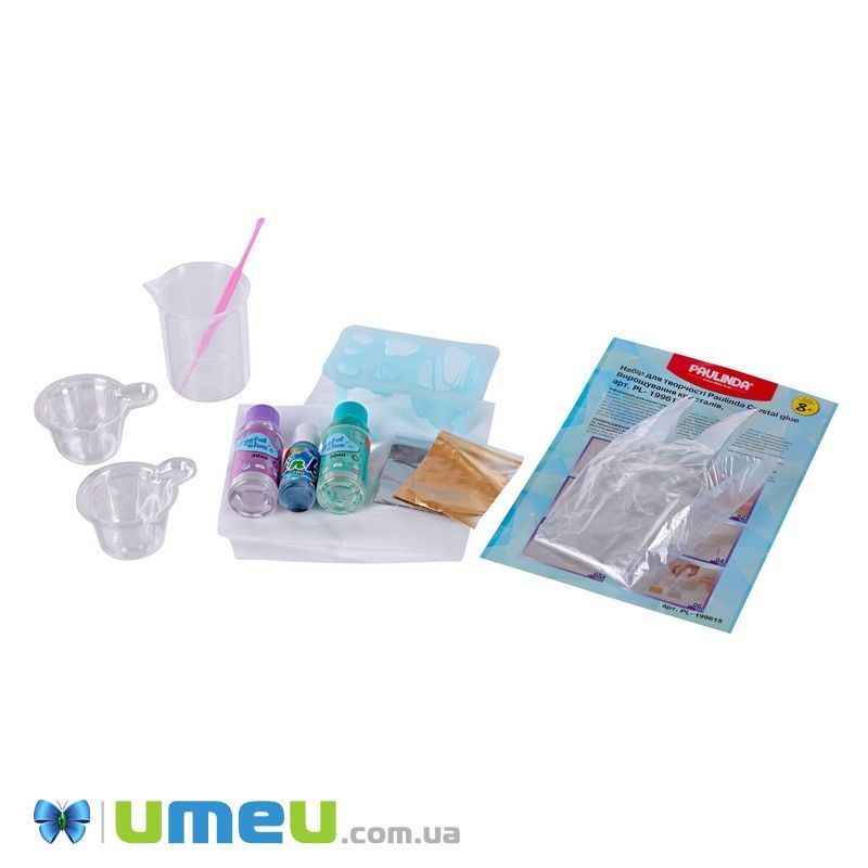 Набір для творчості Paulinda Crystal glue DIY "Кристали 6 в 1" (DIF-043486)