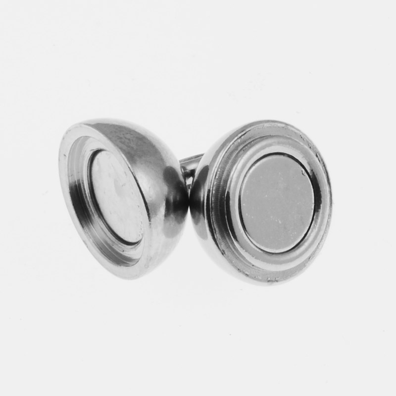 Замок магнітний, 14х8 мм, Темне срібло (ZAM-055628)