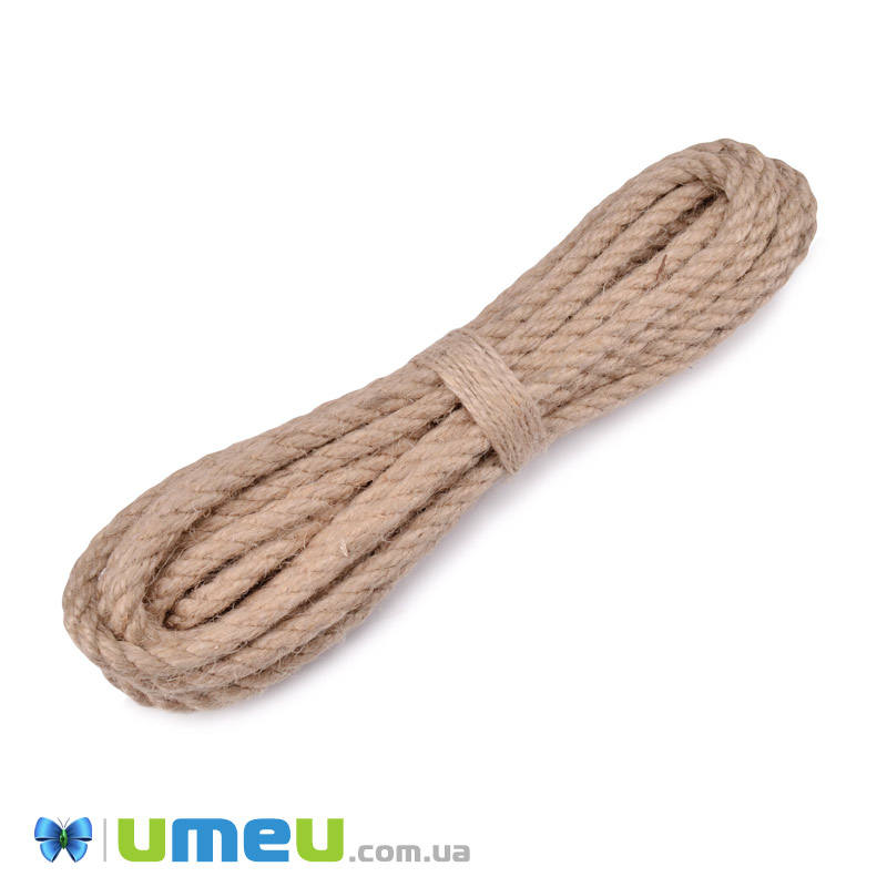 Джутовый канат, 8 мм (LEN-050715)