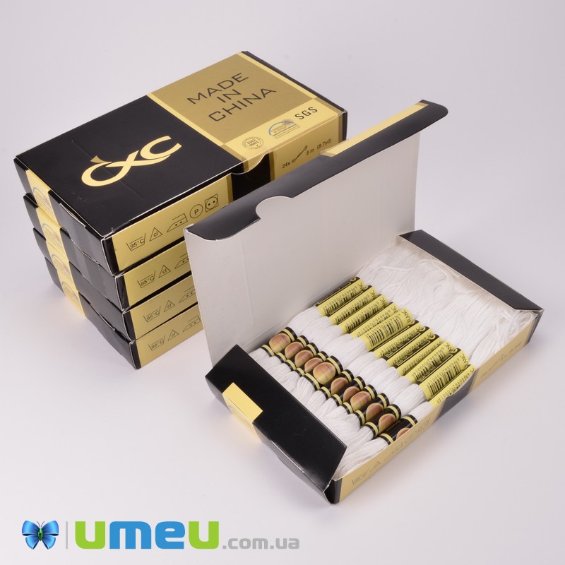 Мулине CXC Blanc Белый (CXC-050494)