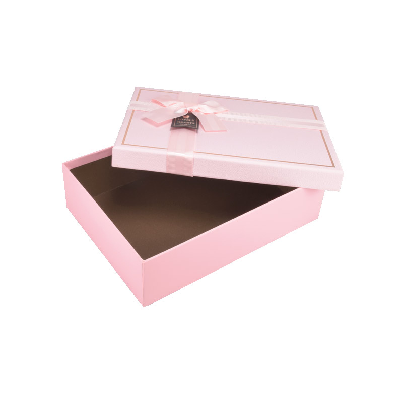 Подарочная коробка Прямоугольная, 23х17х7 см, Розовая (UPK-060606)