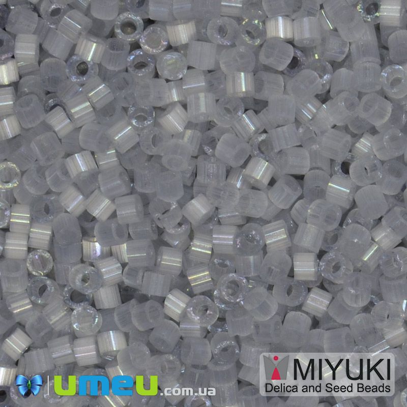 Бісер японський Miyuki Delica 11/0 DB1816, Сатин сірий світлий (BIS-045523)