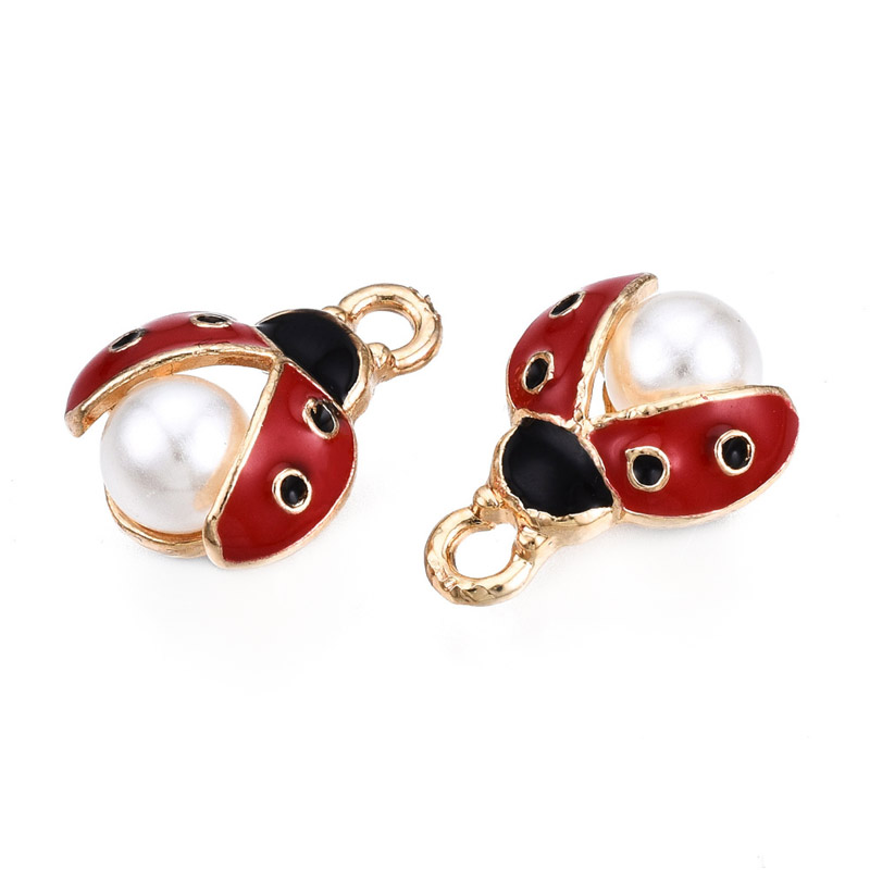 Подвеска метал. Божья коровка, 15х11,5 мм, Золото (POD-053892)