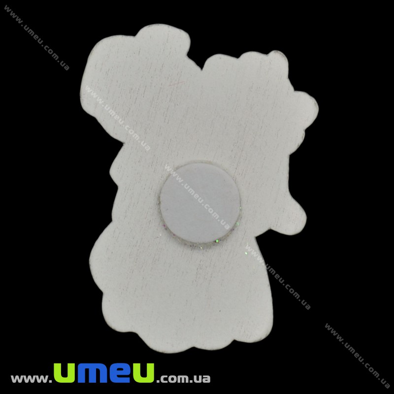 Декоративний дерев'яний елемент Наречений і Наречена, 42х30 мм (DIF-022382)