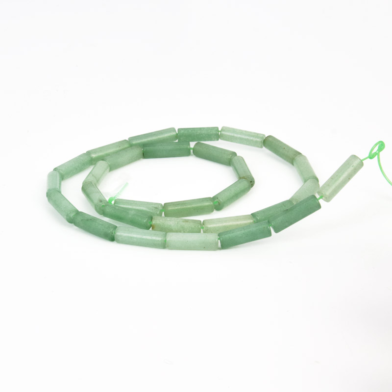 Намистини Авантюрин зелений, Натур. камінь, 13-14 мм, Боченок (BUS-058157)