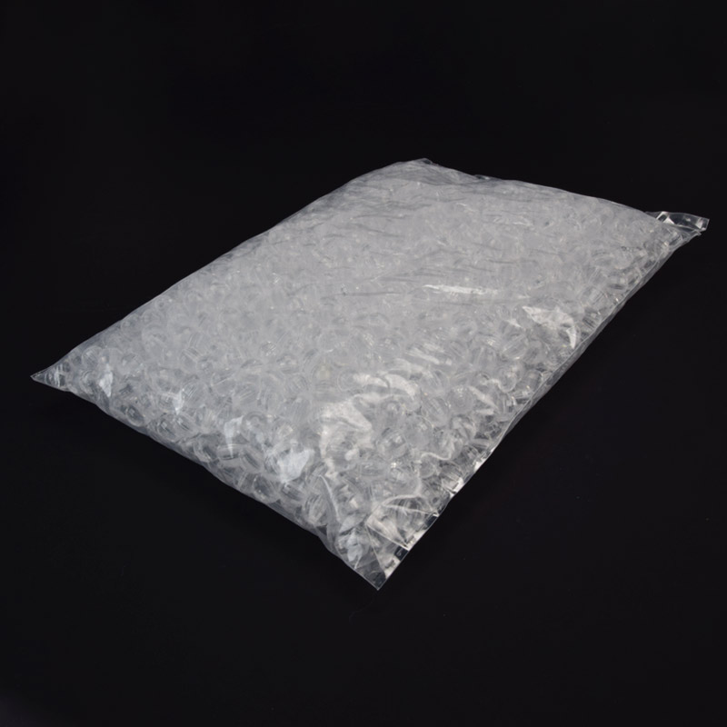 Намистини для сумок ОПТ, Акрилові, Круглі грановані, 9,5 мм, Прозорі (BUS-059779)