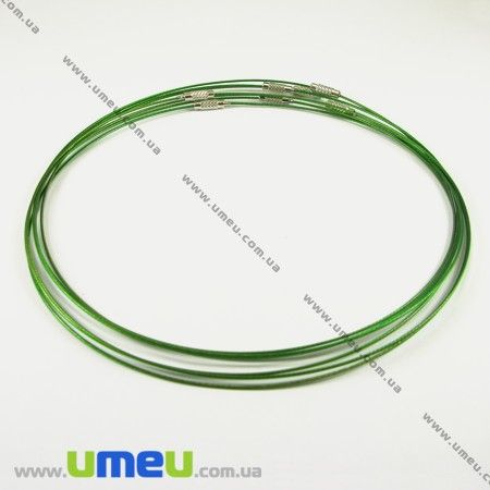 Основа для кольє Чокер, Салатова, 44 см (OSN-000645)