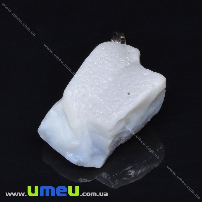 Подвеска из натурального камня Сапфирин, 34х29х17 мм (POD-033787)