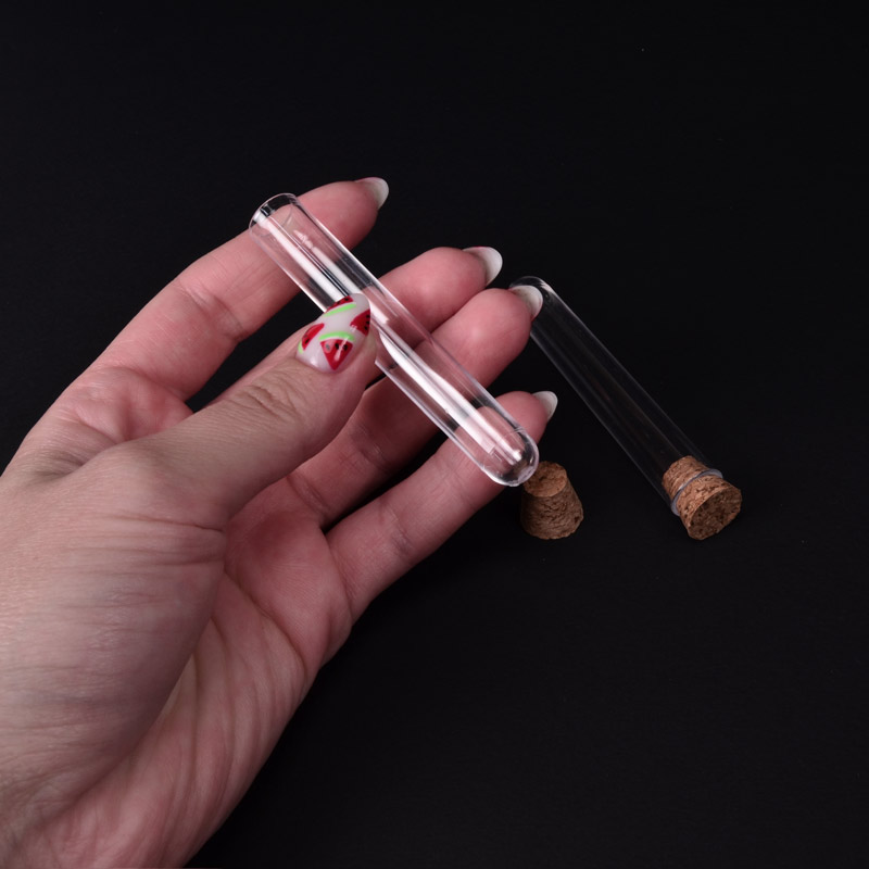 Колба пластикова для зберігання, 8х1,3 см (INS-051114)