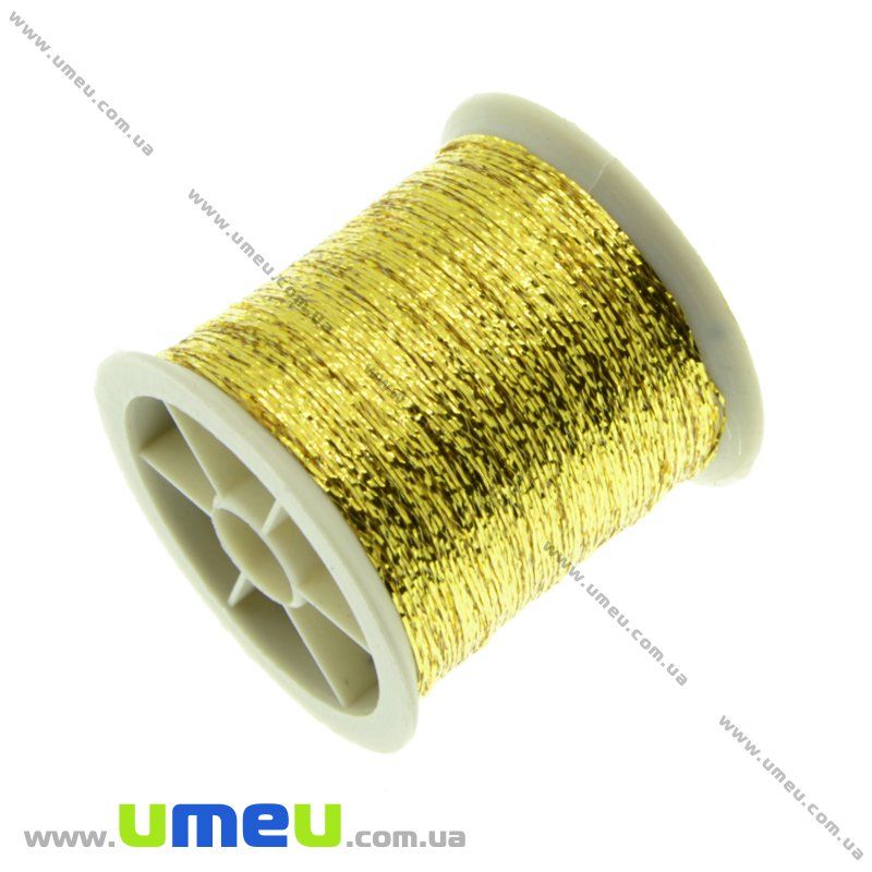 Нитка металізована Люрекс, Золотиста (MUL-017639)
