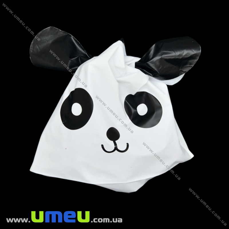 Подарунковий пакетик Панда, 20х14 см, Білий (UPK-023431)