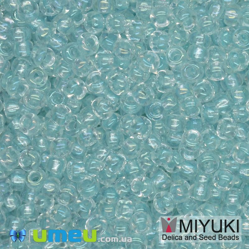 Бісер японський Miyuki круглий RR 11/0 №3638, Блакитний світлий (BIS-045697)