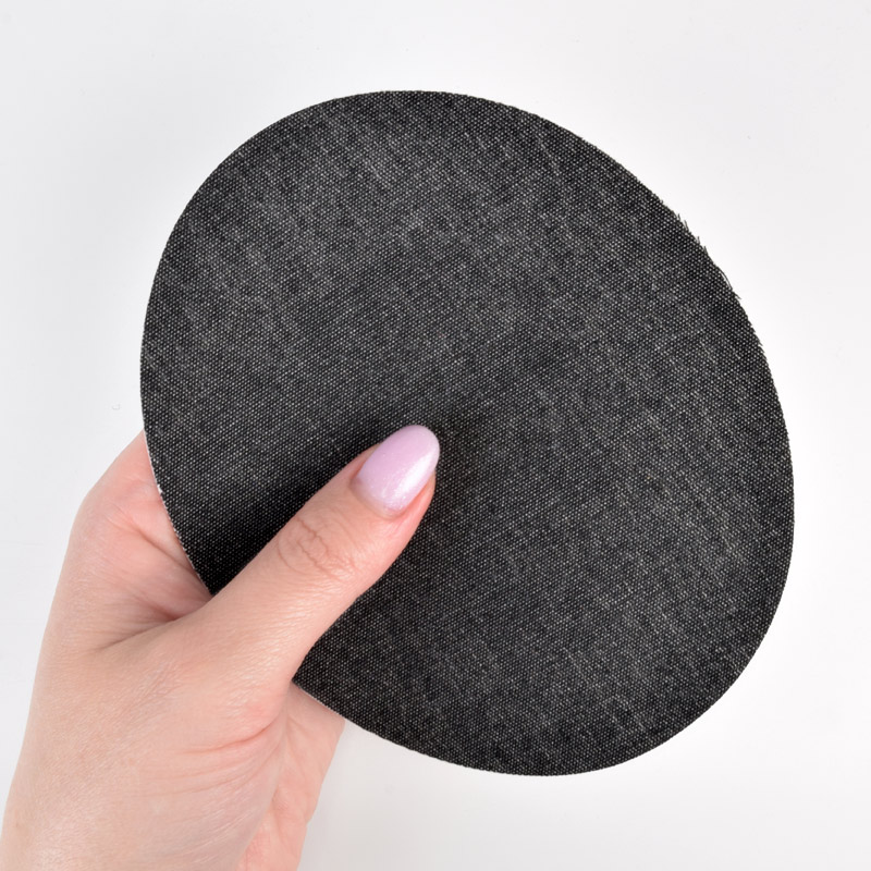 Термонаклейка для декора и ремонта одежды, 13,5х11 см, Черная (APL-060175)