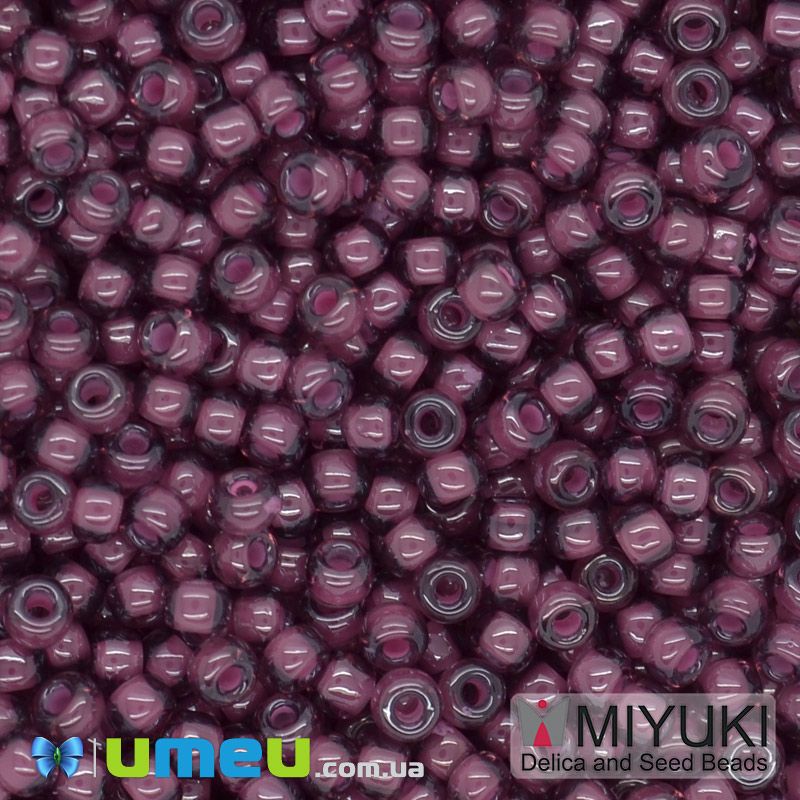 Бісер японський Miyuki круглий RR 11/0 №386, Бузковий (BIS-045591)