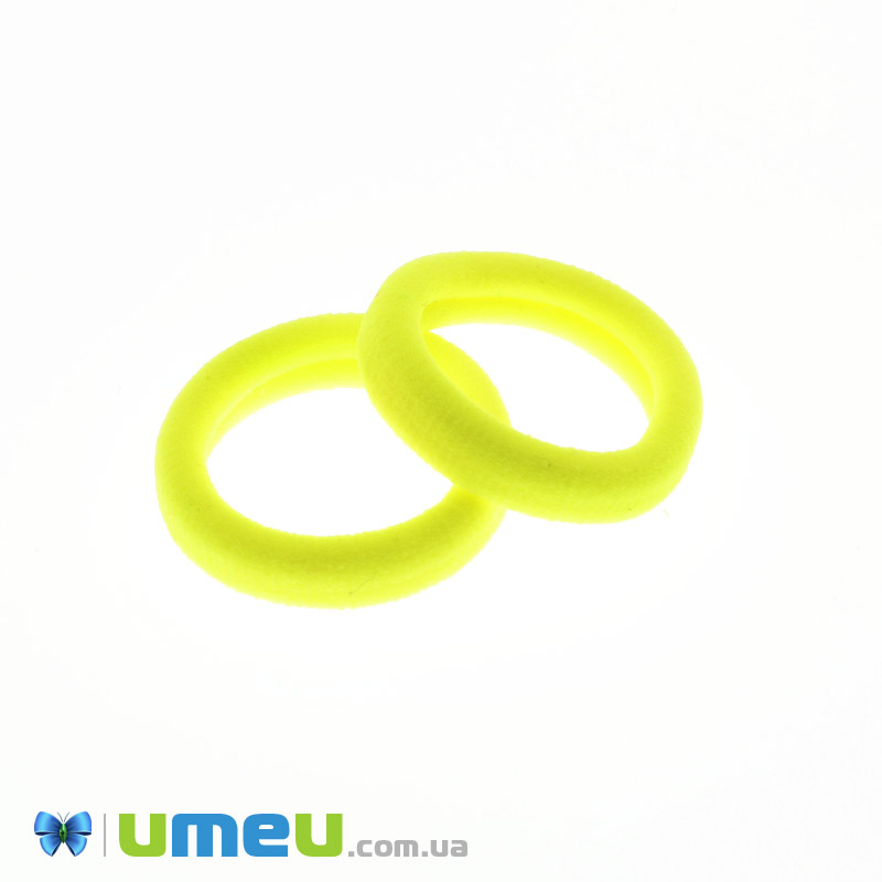 Резинка для волосся мікрофібра, 40 мм, Лимонна яскрава (OSN-041645)