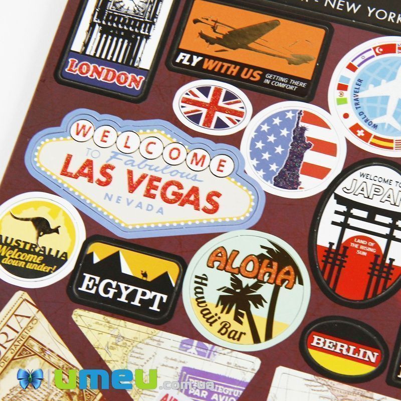 Набір скрапбукінгу великий для виготовлення фотоальбому, Британія (DIF-032718)