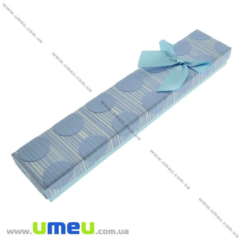 Подарункова коробочка Прямокутна, 21х4х2,5 см, Блакитна (UPK-023204)