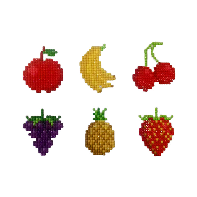 Набір алмазного живопису (наклейка) 18х13 см, Фруктовій набір 6 наклейок (SXM-052520)