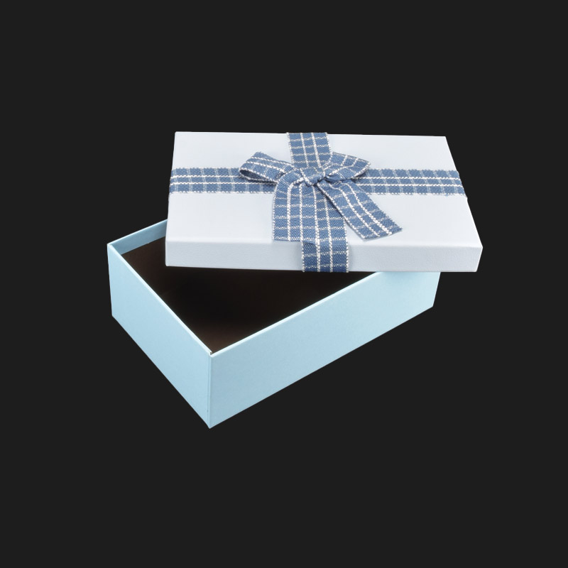 Подарункова коробка Прямокутна, 19х12х6,5 см, Блакитна (UPK-060648)