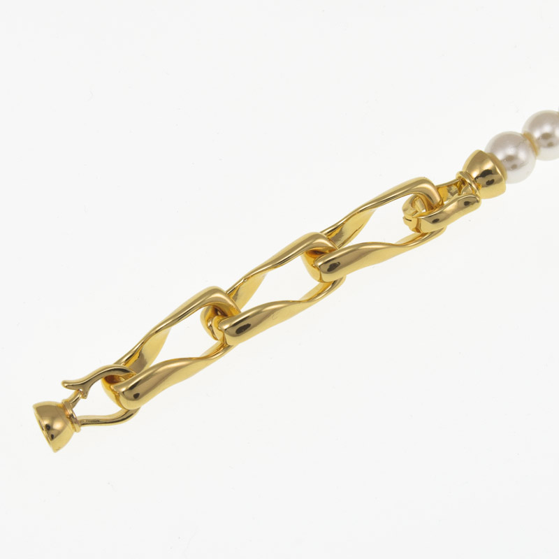 Застёжка, 62х8 мм, Латунь с покрытием 18 kt (ZAM-060880)