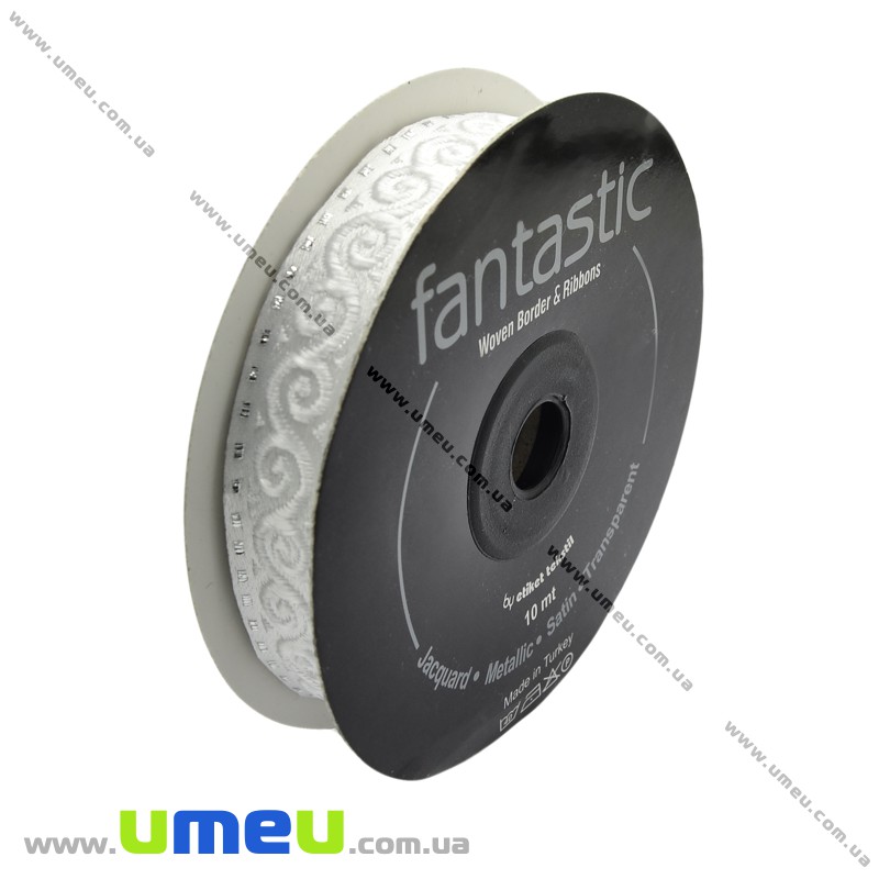 Тасьма Fantastic, 16 мм, Біла (LEN-010928)
