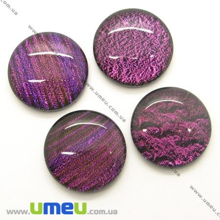 Кабошон діхроічний, 30 мм, Круглий (KAB-007045)