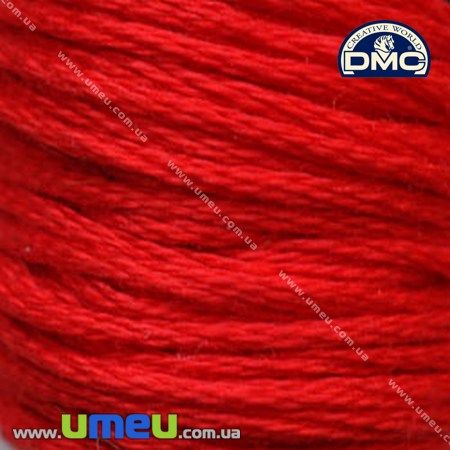 Муліне DMC 0666 Різдвяний червоний, яскравий (DMC-005931)