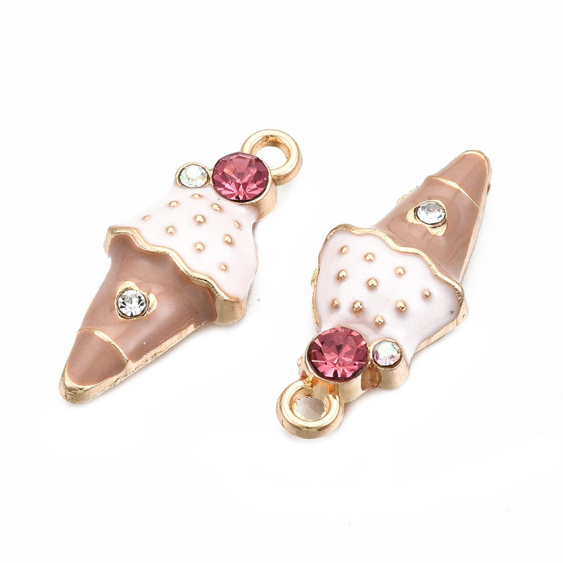 Підвіска метал. Морозиво, 22,5х10 мм, Золото (POD-053651)